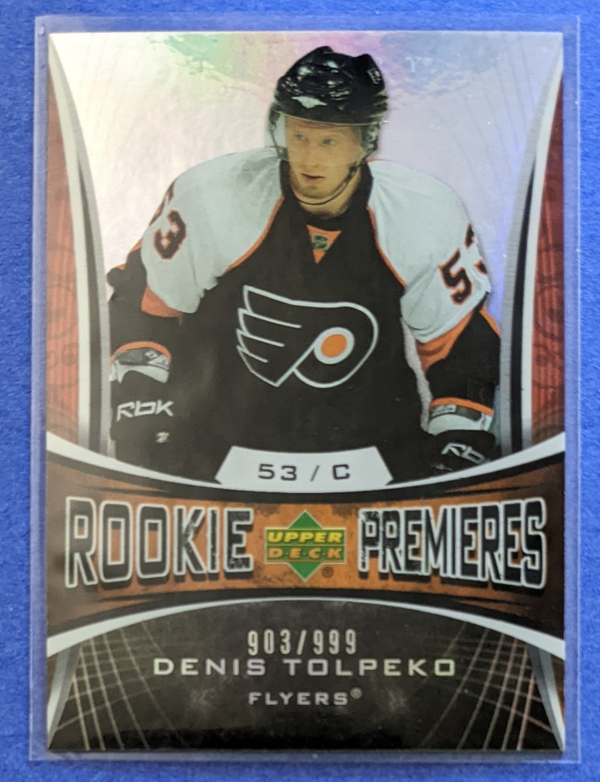 2007-08 Upper Deck Trilogy Rookie Premieres - Denis Tolpeko #168 (903/999)